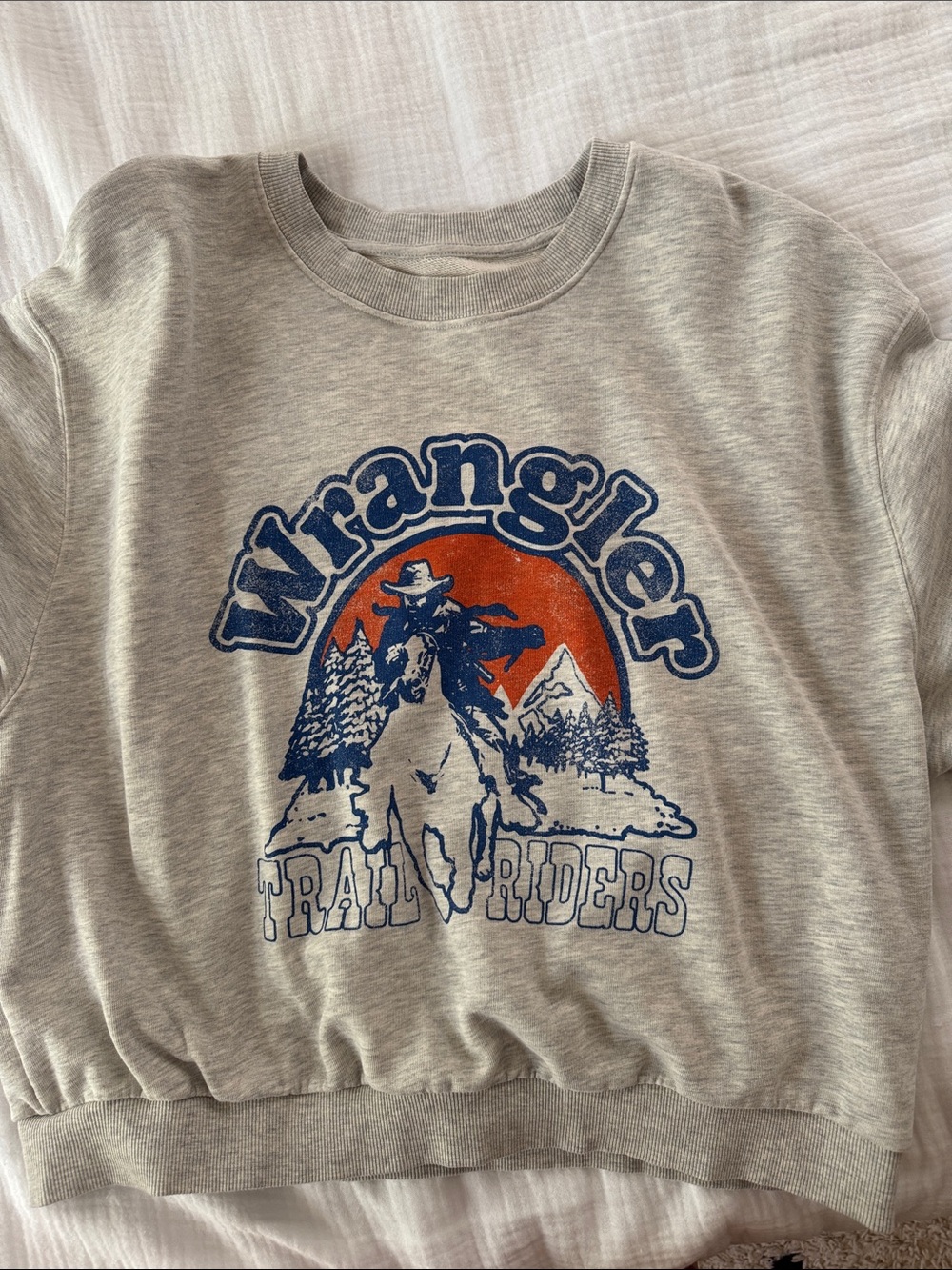 Wrangler Heather Gray Crewneck
